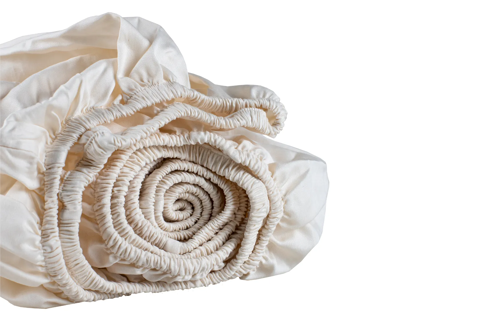 300TC Organic Cotton Sateen Fitted Sheet - Image 3