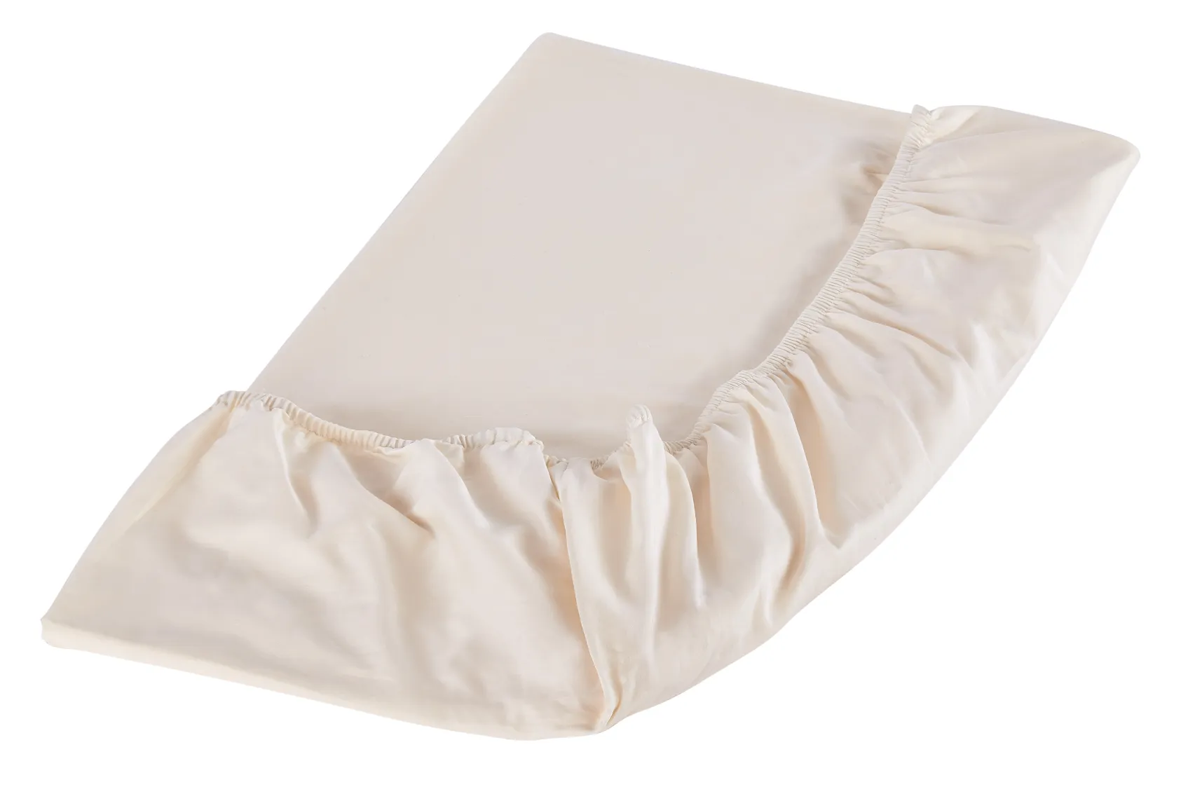 300TC Organic Cotton Sateen Fitted Sheet - Image 2