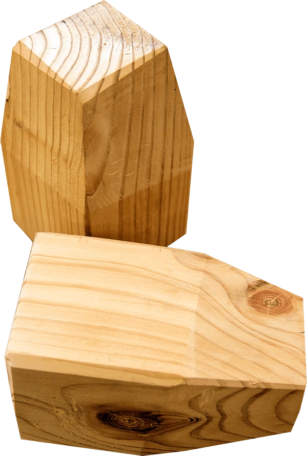 Metro Bed Feet - Custom Height -Natural Eco-Friendly-Safe